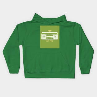 Tape deck remembrance Kids Hoodie